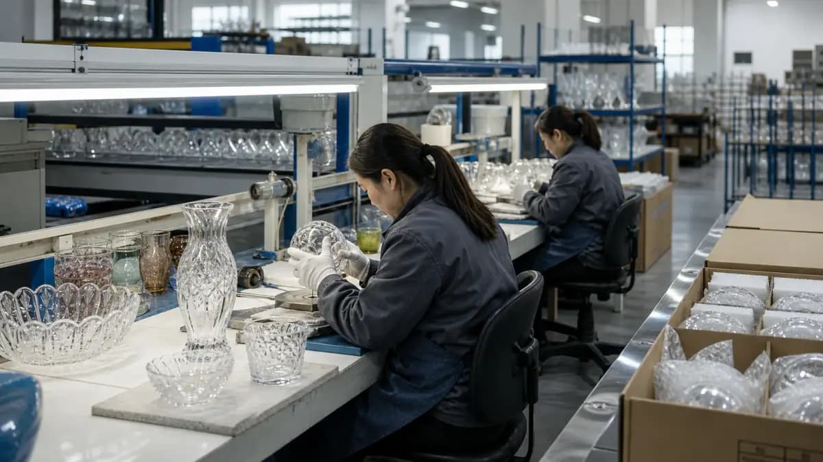 Zibo Glass Crafts industrial cluster background
