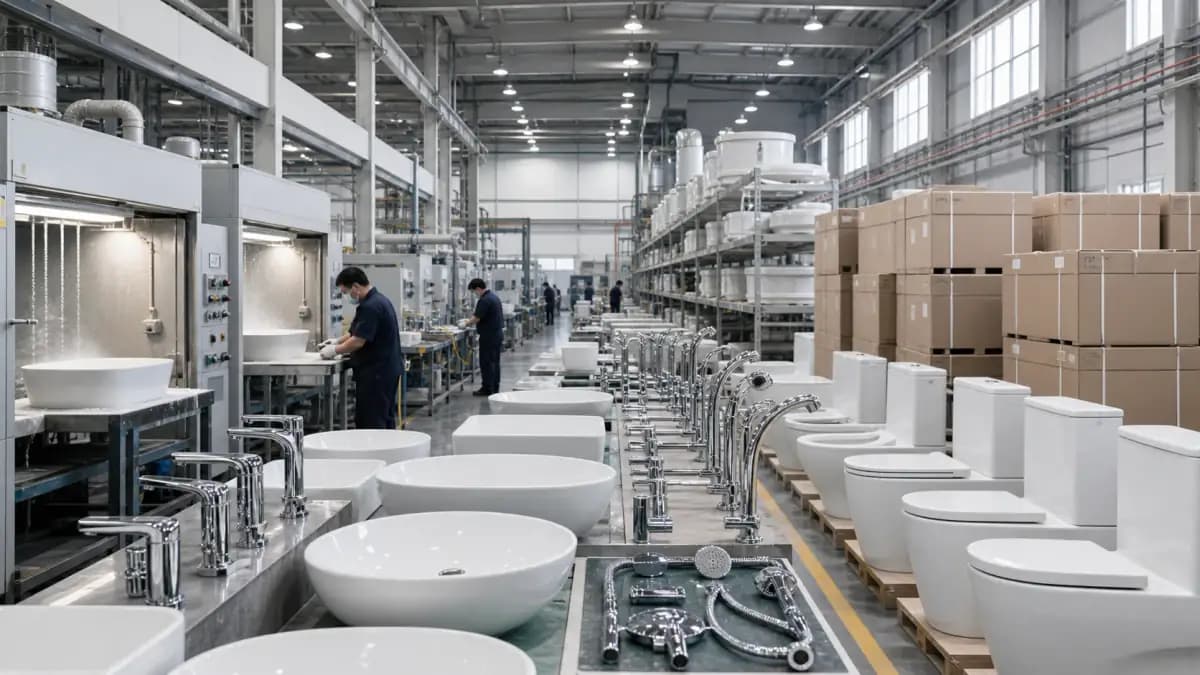 Taizhou Bathroom Equipment industrial cluster background