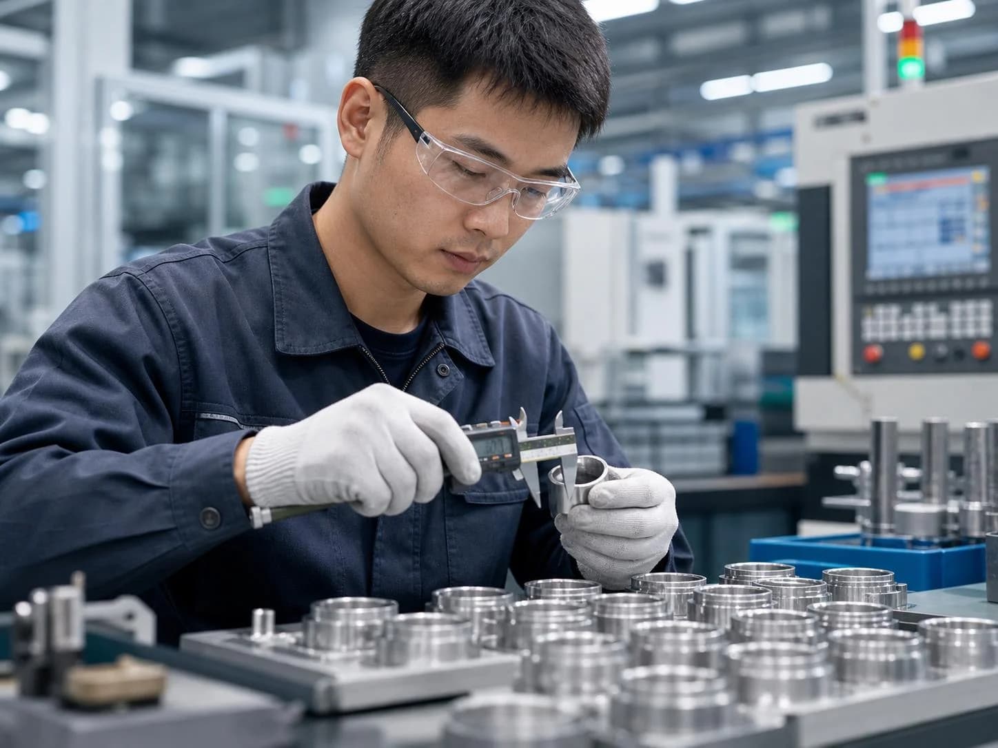 Supplier quality inspection worker visual