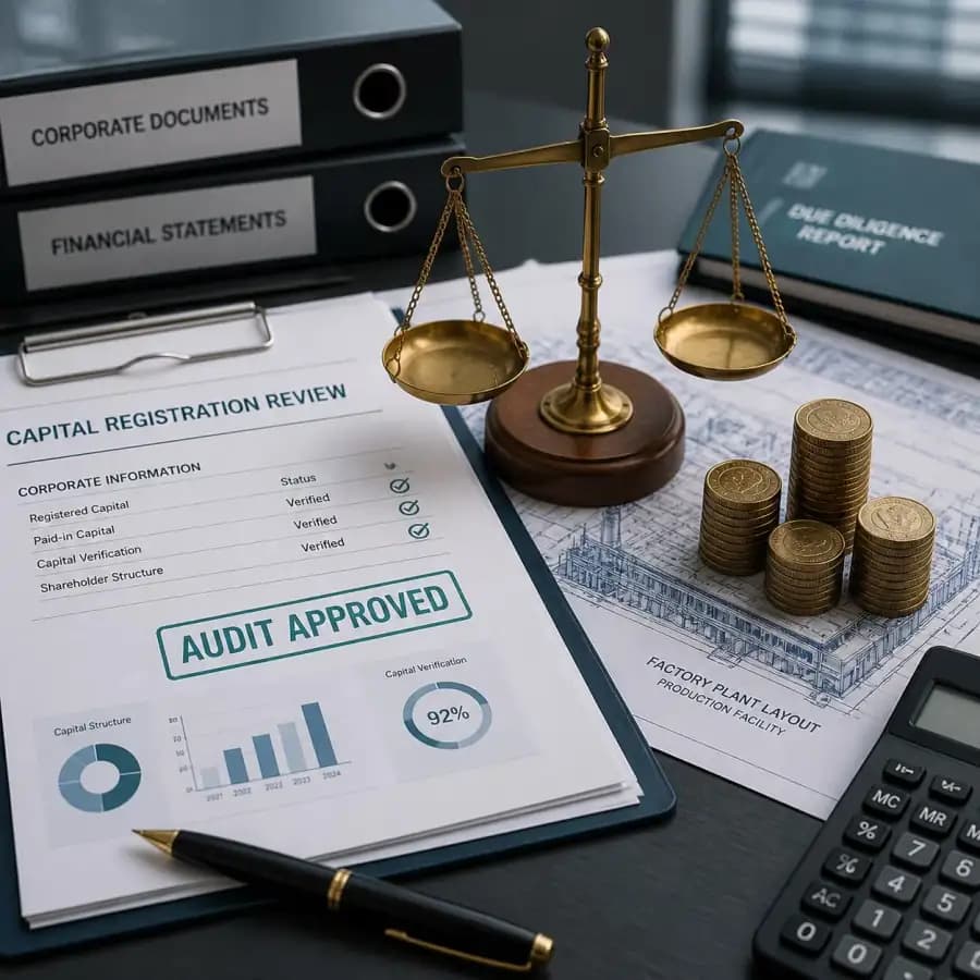 Capital registration diagnostic visual