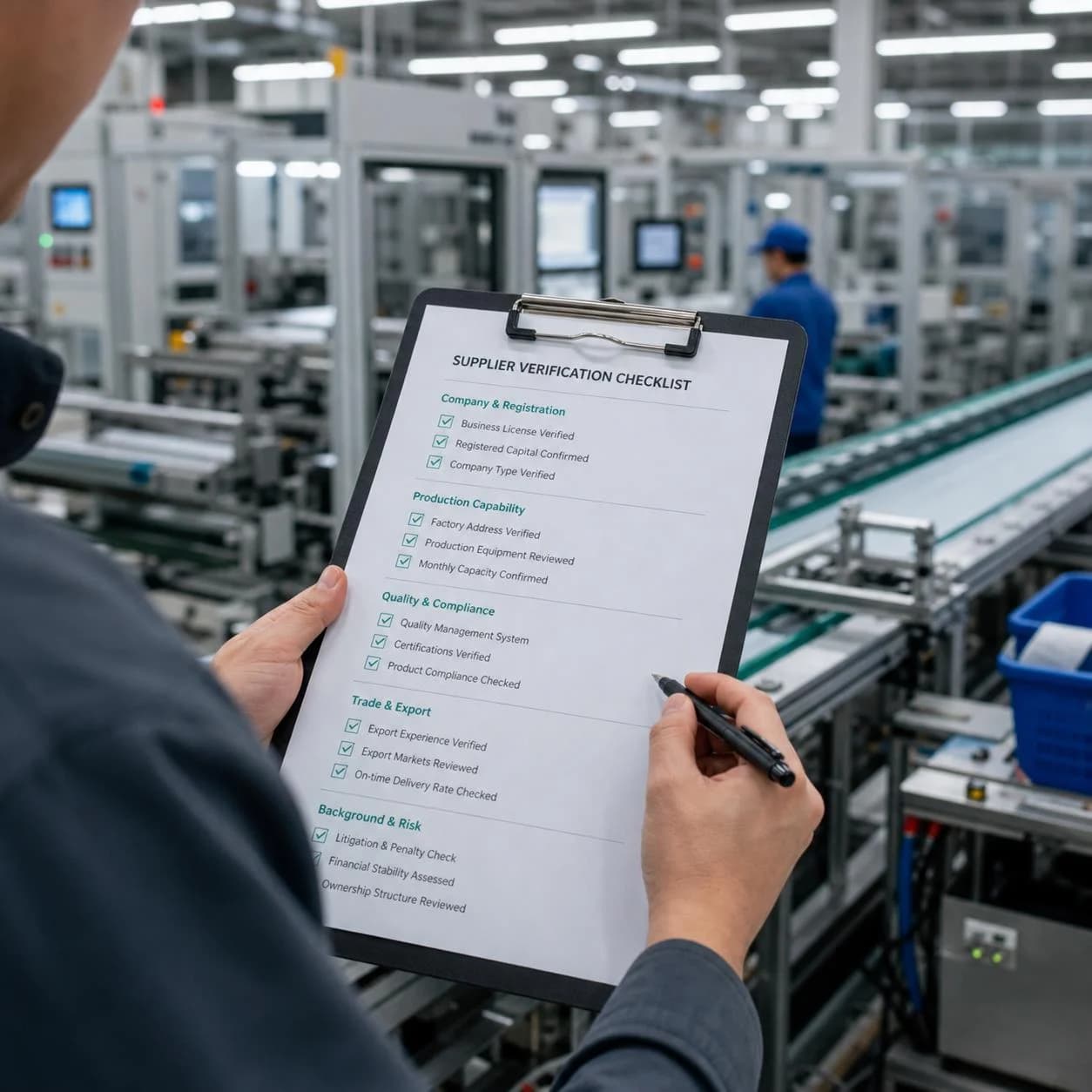 Perform Direct Vetting sourcing workflow visual