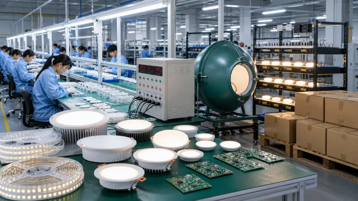 Lighting & LED Products manufacturing visual