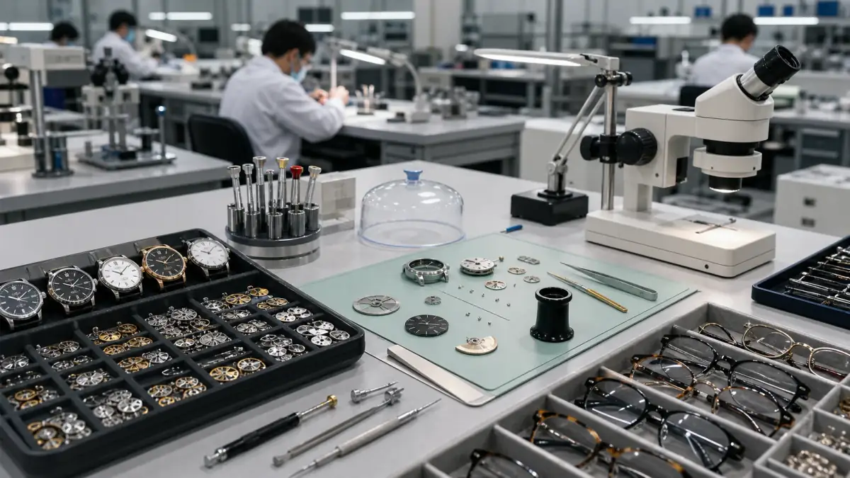 Clocks, Watches and Glasses sourcing category visual